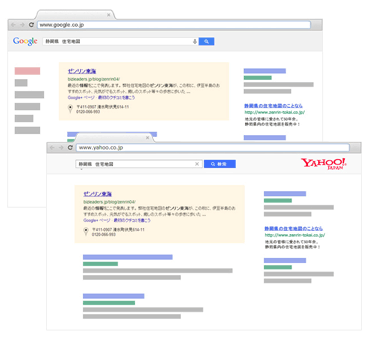 google検索結果画面