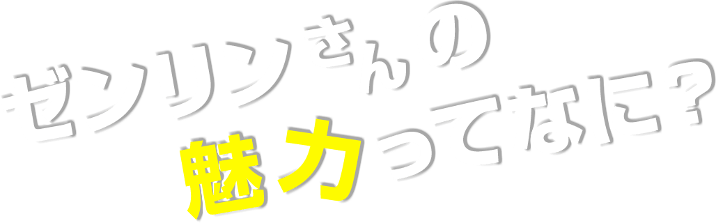 ゼンリンさんの魅力ってなに?
